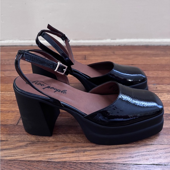 Free People Double Stack Platform Mary Janes - Picture 3 of 7